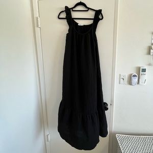CJLA Carissa dress - black gauze material
